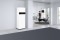 Vitodens 343-F in a contemporary home with people in the background